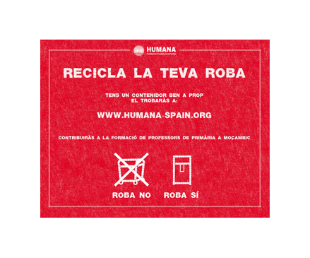 13 Catalan municipalities join the Humana textile recycling campaign 'Save 140' -img1