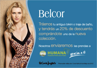 Humana, Vanity Fair Brands and El Corte Ingles come together in a textile recycling campaign-img1