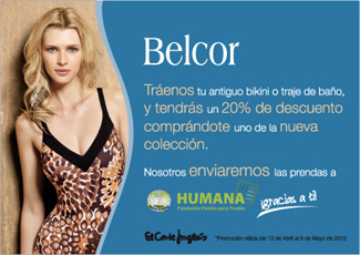 Humana, Vanity Fair Brands y El Corte Inglés se unen en una campaña de recogida y reciclaje textil-img1