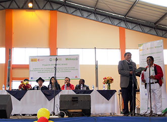 Inauguración del proyecto de comercialización de cuys de Quisapincha-Ecuador-img1