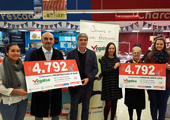 Humana and Vegalsa-Eroski donate € 21,382 to five social organizations from Galicia and Asturias-img2