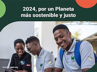 Humana Fundación Pueblo para Pueblo et desitja un Feliç 2024-img1