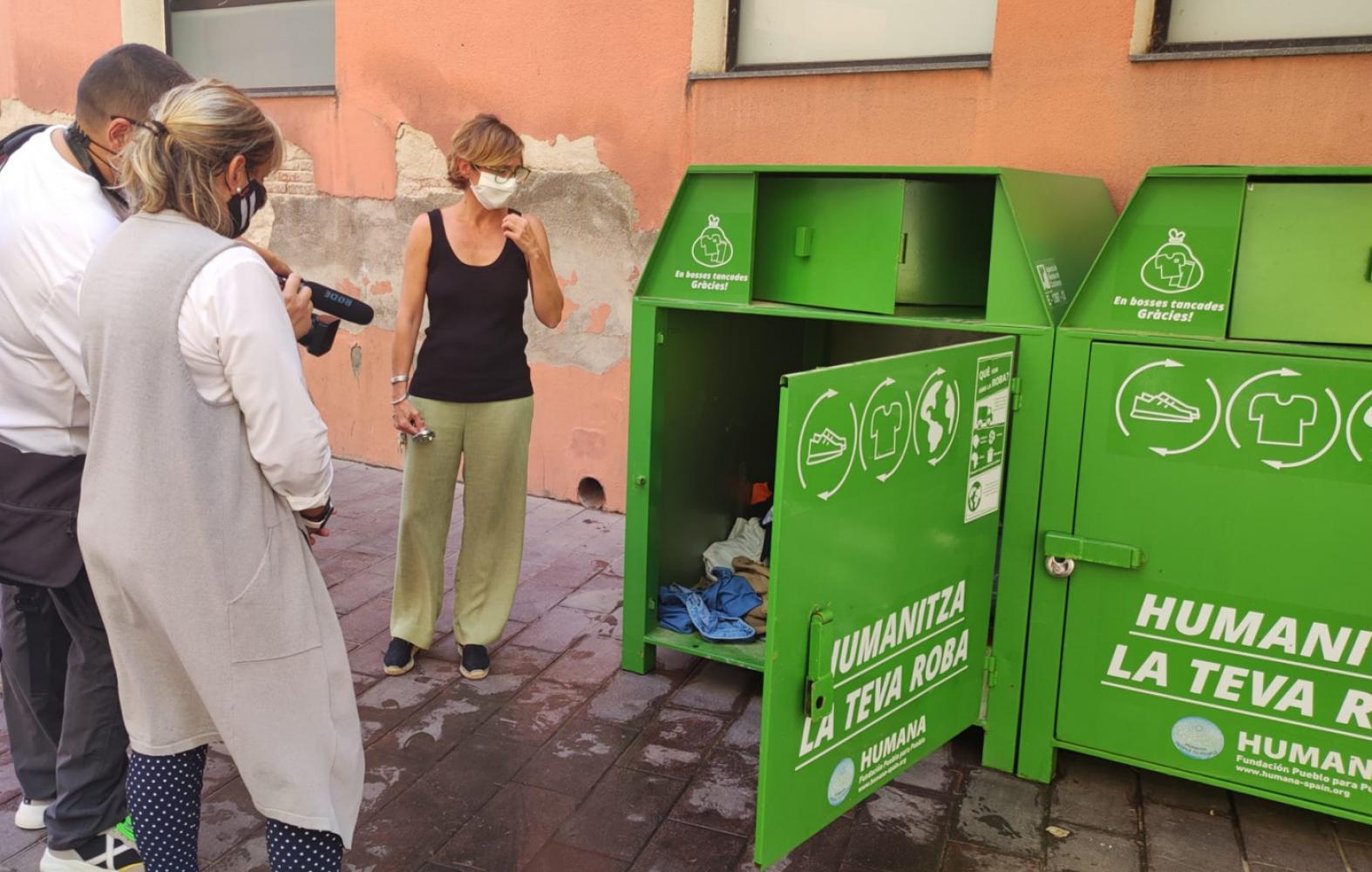 Humana inicia el servei de recollida selectiva del residu tèxtil a Gavà amb la instal·lació de 33 contenidors-img3