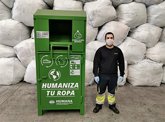 Humana prosigue con el servicio de recogida selectiva de textil-img1